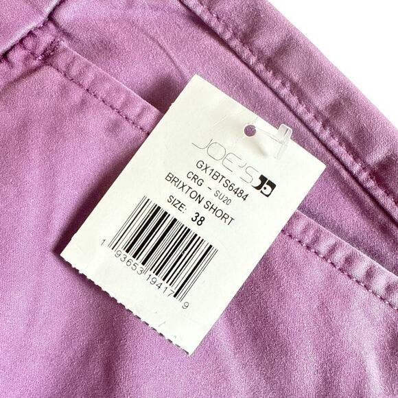 Joe’s Jeans Men Stretch Straight Kinetic Brixton Trouser Short Size 38 Lilac NWT - Picture 9 of 9